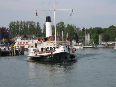 Raddampfer Hohentwiel auf dem Bodensee